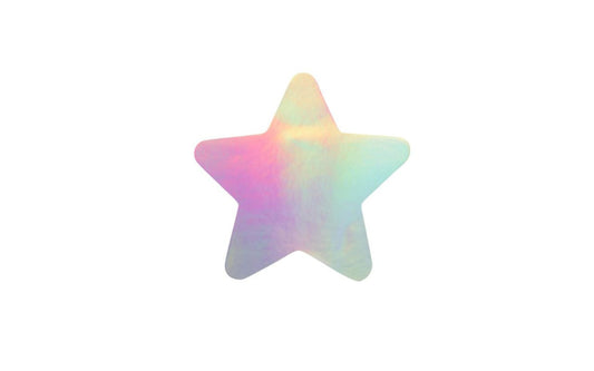 Peekaboo Pasties | Iridescent Stars Pasties