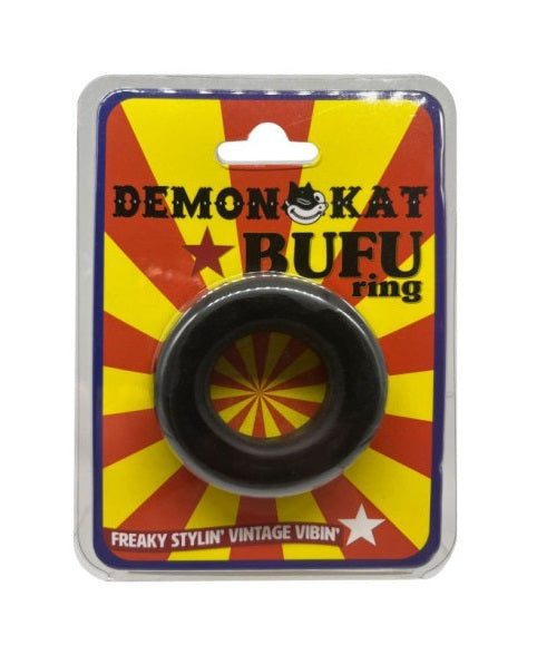 Demon Kat BuFu Cock Ring Black