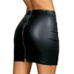 Axami Lingerie Stretch Wetlook Mesh Criss Cross Skirt Black Size S/M/L/XL