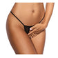 Axami Lingerie Lace Open Front G-String Black Size S/M/L/XL