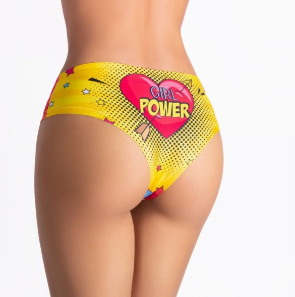 MeMeMe Lingerie Comics Strong Girl Slip Size S/M/L/XL