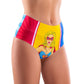 MeMeMe Lingerie Comics Wonder Girl Hi-Briefs Size S/M/L/XL