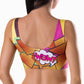 MeMeMe Lingerie Comics Hot Crop Top Size S/M/L/XL