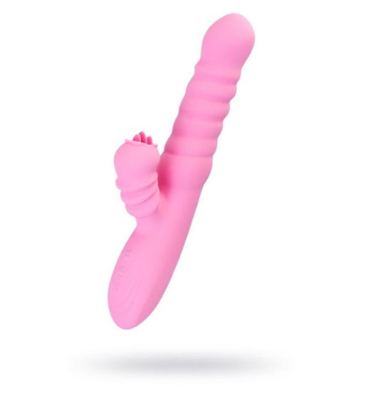 JOS Lixy Heating and Rotating Petal Tickler Rabbit Vibrator Clitoral Stimulator