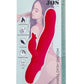 JOS Redli Heating and Rotating Rabbit Tickle Vibrator Clitoral Stimulator Red