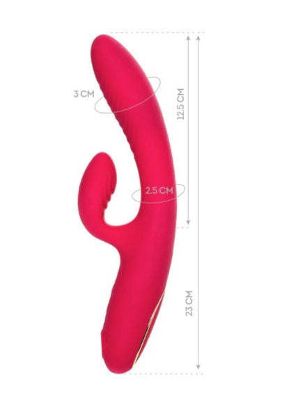 JOS Enila Dual Ended Stimulator with Air Pulsation G-Spot Rabbit Vibrator