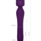 JOS Kisom 2 In 1 Wand Stimulator Vibrator + Air Pulse Stimulator