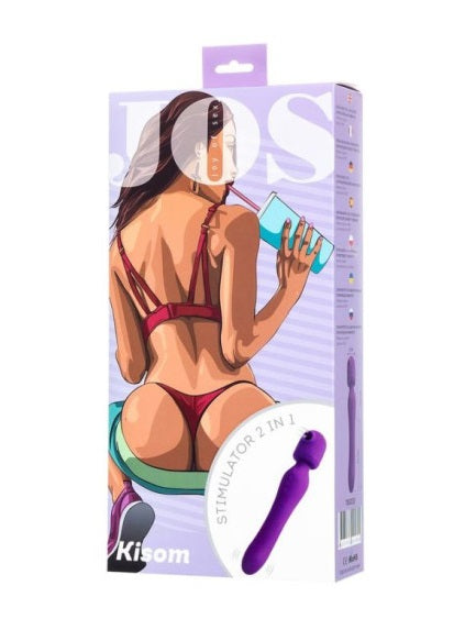 JOS Kisom 2 In 1 Wand Stimulator Vibrator + Air Pulse Stimulator