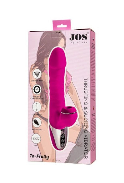 JOS To-Frolly Thrusting and Sucking Vibrator - 3 Air Pulse Modes