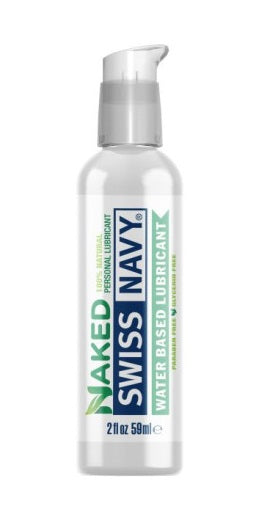 Swiss Navy Naked All Natural Water Based Lubricant 2oz/59ml