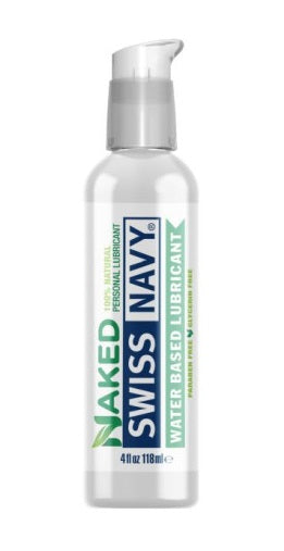 Swiss Navy Naked All Natural Water Based Lubricant 4oz/118ml