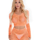 Pink Lipstick Leaf It To Me Short Set Orange Size OS