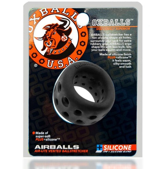 OxBalls Airballs Air-Lite Ballstretcher Black Ice