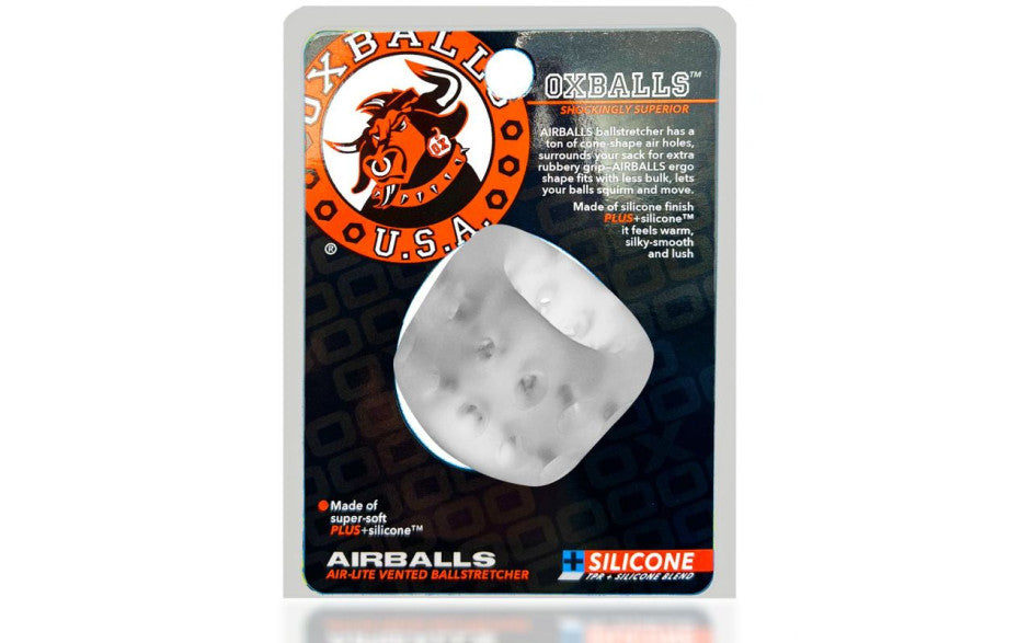 OxBalls Airballs Air-Lite Ballstretcher Clear Ice