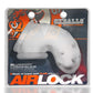 OxBalls Airlock Air-Lite Vented Chastity Clear Ice