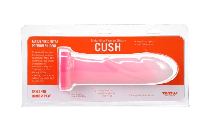 Tantus Cush Dual Density Dildo Rose Quartz