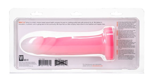 Tantus Flurry Dual Density Dildo Rose Quartz