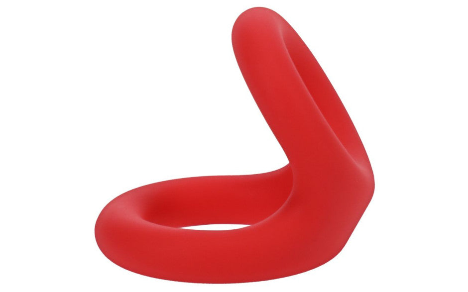 Tantus Uplift Silicone Cock Ring Cockring Crimson