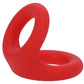 Tantus Uplift Silicone Cock Ring Cockring Crimson