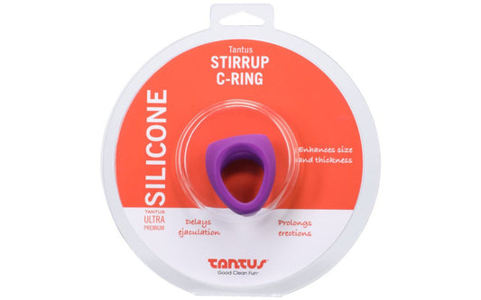 Tantus Stirrup Silicone Cock Ring Cockring Lilac