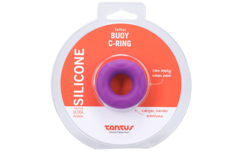 Tantus Buoy C-Ring Cock Ring Cockring Small Lilac