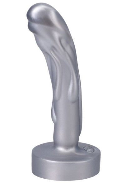 Tantus Mini Magma Dildo Silver