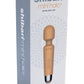 Shibari Mini Halo Wireless 20X Massage Wand Vibrator Peach