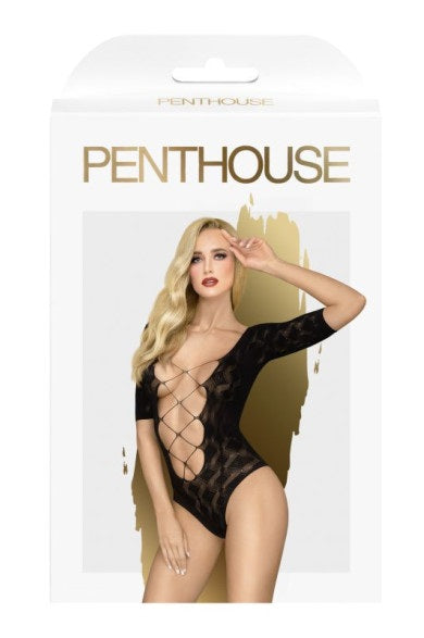 Penthouse Salute Me Teddy Black Size OS or XL