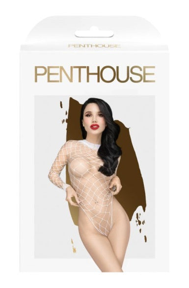 Penthouse Scandalous Teddy White Size OS or XL