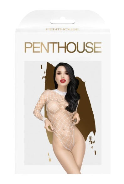 Penthouse Scandalous Teddy White Size OS or XL