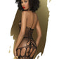 Penthouse Fancy Me Bodystocking Black Size OS or XL