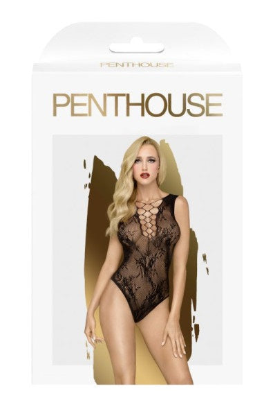 Penthouse Runway Queen Teddy Black Size OS or XL