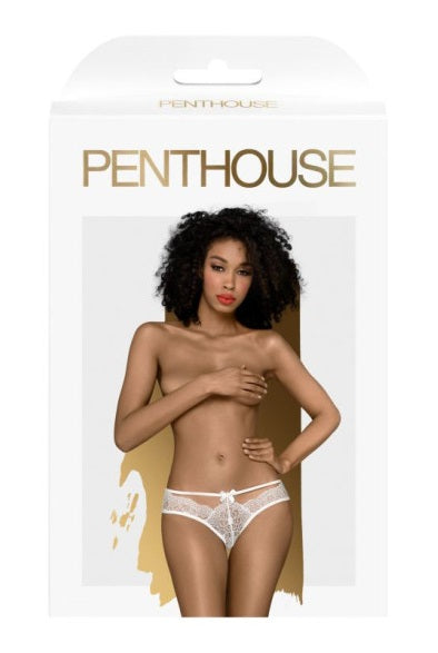 Penthouse Adore Me Panties White Size S/M or M/L or L/XL