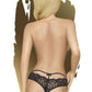 Penthouse Mermaid Fantasy Panties Black Size S/M or M/L or L/XL