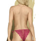 Penthouse Too Hot To Be Real Panties Wine Size S/M or M/L or L/XL