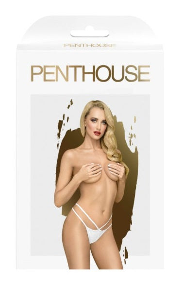 Penthouse Classified Panties White Size S/M or M/L or L/XL