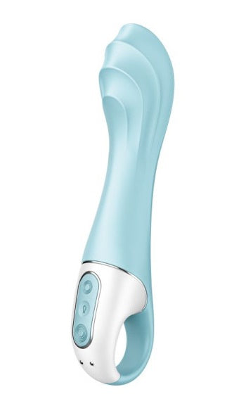 Satisfyer Air Pump Vibrator 5+ Blue - Inflatable G-Spot Vibrator w App Control