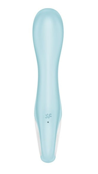 Satisfyer Air Pump Vibrator 5+ Blue - Inflatable G-Spot Vibrator w App Control