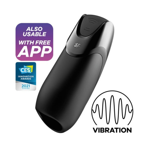 Satisfyer Men Vibration+ Black w App Control