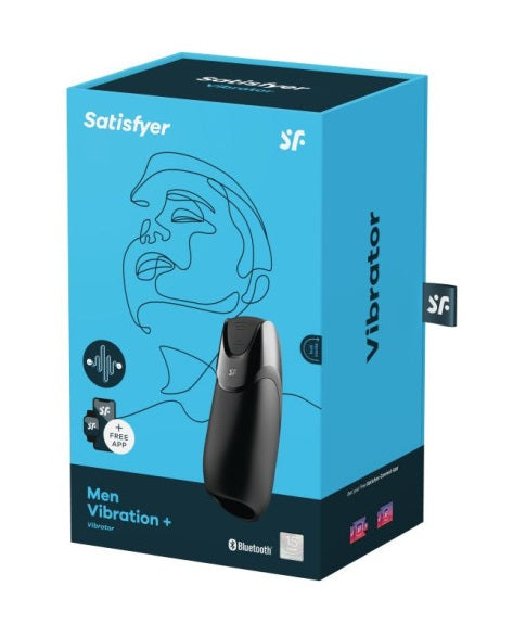 Satisfyer Men Vibration+ Black w App Control