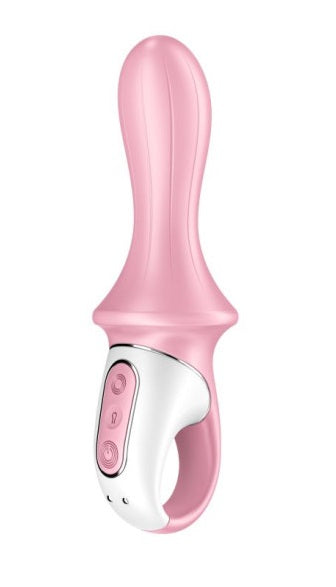 Satisfyer Air Pump Booty 5+ Red - Inflatable Anal Vibrator w App Control