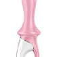 Satisfyer Air Pump Booty 5+ Red - Inflatable Anal Vibrator w App Control