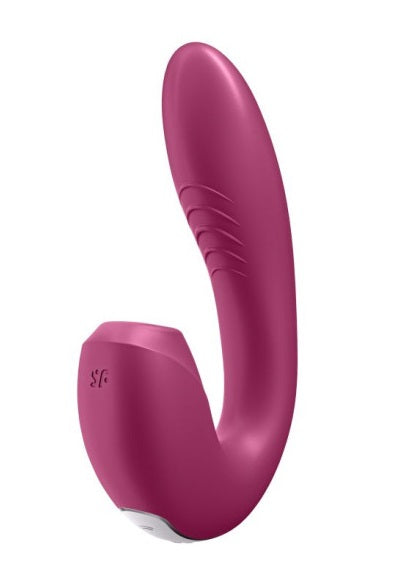 Satisfyer Sunray Berry Air Pulse G-Spot and Clitoris Vibrator App Controlled