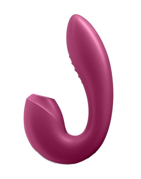 Satisfyer Sunray Berry Air Pulse G-Spot and Clitoris Vibrator App Controlled