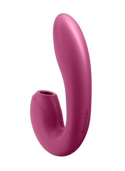 Satisfyer Sunray Berry Air Pulse G-Spot and Clitoris Vibrator App Controlled