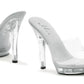 Ellies Shoes | Slip On Sandal Clear 6" - Size 7, 8, 9