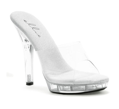 Ellies Shoes | Slip On Sandal Clear 6" - Size 7, 8, 9