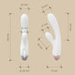 Drywell Pada Rabbit and G-Spot Pulsing Vibrator White