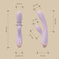 Drywell Pada Rabbit and G-Spot Pulsing Vibrator Purple