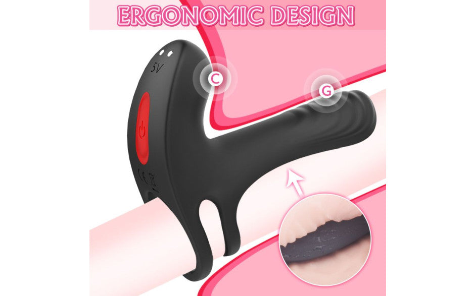 S-Hande | Frank Remote Control Vibrating Penis Shaft and Clit Stim Enhancer